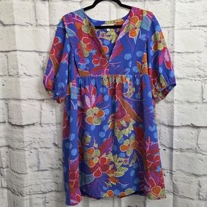 Avara Rita Floral Print Short Dress Size Medium